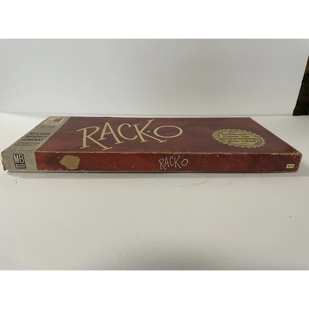 Vintage‎ 1956 Milton Bradley Rack-O Card Game Complete